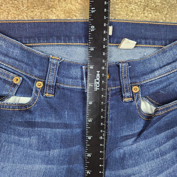 J. Crew Stretch Low-Rise Skinny-Leg Women's Size 26/28 Blue Denim Jeans #581 - Picture 7 of 10